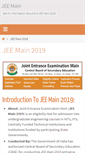 Mobile Screenshot of jee-main.net